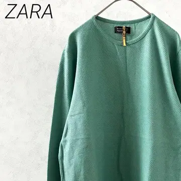 [ 새상품급 ] ZARA 티셔츠 긴팔 크루넥 무지 심플 캐주얼