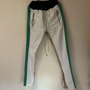 컬러 블록 트렁크 팬츠 XS 화이트/그린/베이지