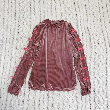 candy stripper 리본 벨로아