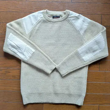 BEAMS 베이지 니트 스웨터 S