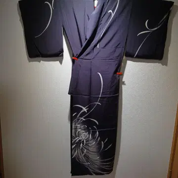 레어 한정품 월하미인. 순수 실크 기모노 & 오비 세트