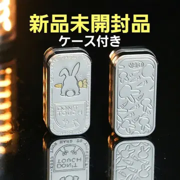 새상품 피젯 토이 EDC 음차 내장 토끼 은색 토끼