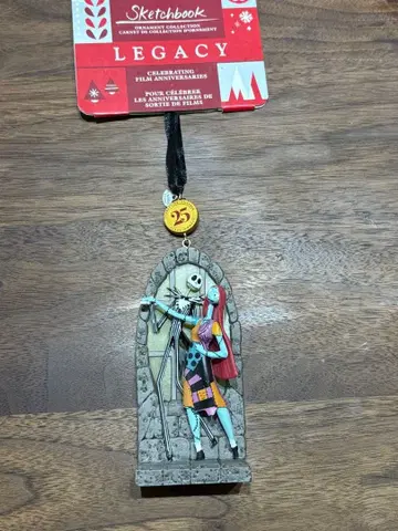 잭 & 샐리 25주년 레거시 오너먼트 디즈니 스토어