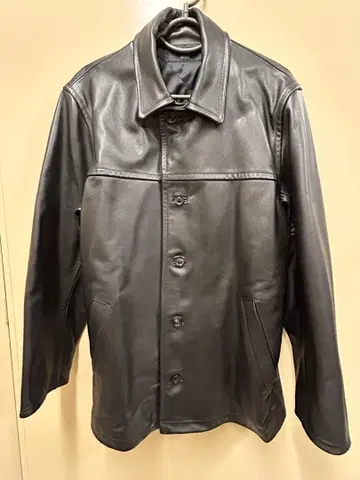 BEAMS VAPORIZE 카 코트 소가죽 천연 가죽