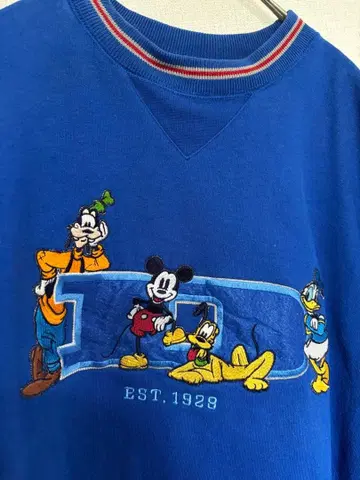 Disney Store 미키 프렌즈 자수 오버 사이즈