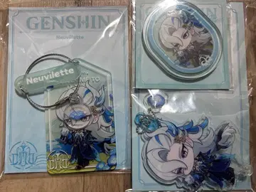 원신 팝업 테이와트 굿즈 텍텍 모험 시리즈 뉘빌레트 3점