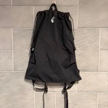 Same paper 세임 페이퍼 나일론 냅색 블랙