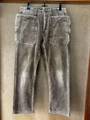 SASSAFRAS 코듀로이 워크 팬츠 S 사이즈 브라운