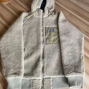 헬리 한센 플리스 자켓 XL 크림