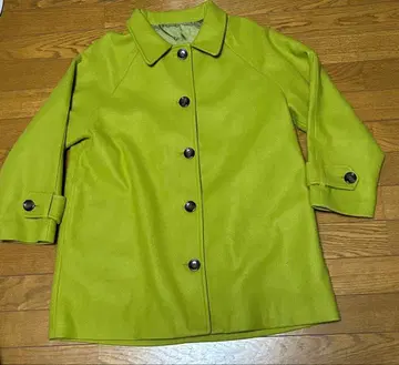 새상품! A라인 미들 기장 코트 라이트 그린 사이즈 M