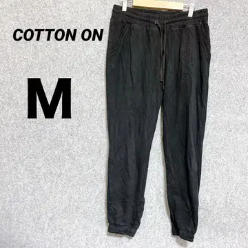 해외 구제 의류 [ COTTON ON ] 블랙 조거 팬츠 M 사이즈