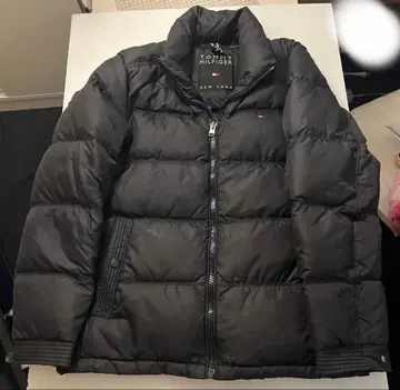 타미 힐피거 블랙 다운 자켓 US M