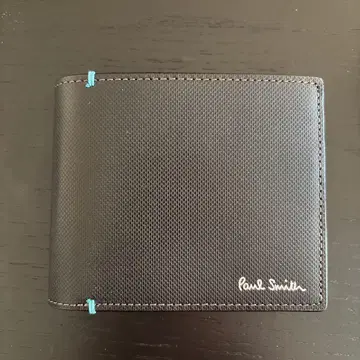 컨디션 최상 Paul Smith 접이식 지갑 블랙 박스 포함