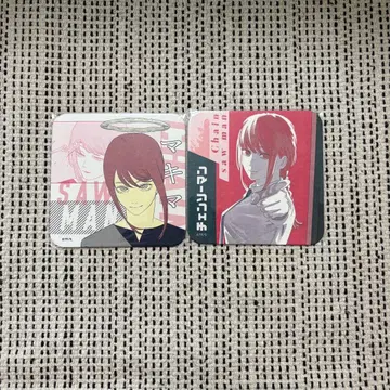 체인소 맨 아트 코스터 마키마 세트