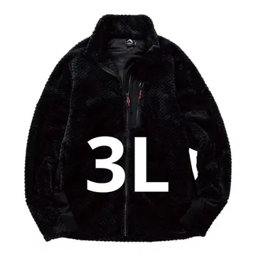 다이아 플리스 안감 알루미늄 자켓 미사용 새상품 3L 블랙