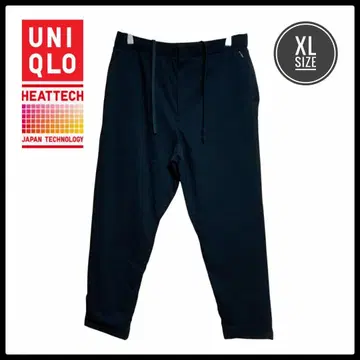 새상품급 유니클로 히트텍 웜 팬츠 이지 팬츠 XL 블랙 450643