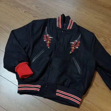 가격 대폭 인하 SKOOKUM rroomm 별주 USA제 바시티 자켓