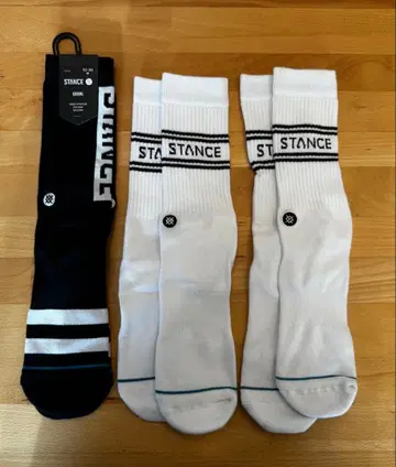STANCE 크루 삭스 3세트