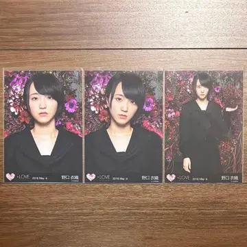 이코러브 노구치 이오리 꽃 배경 브로마이드 컴프