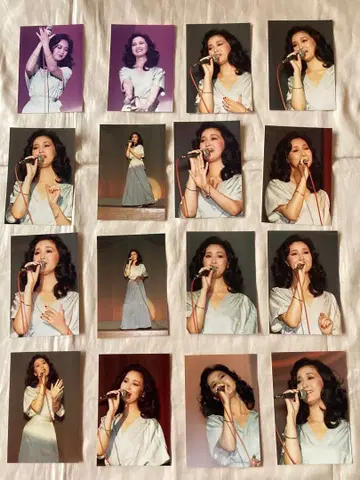 아베 시즈에 브로마이드 당시물 FUJI COLOR 16매