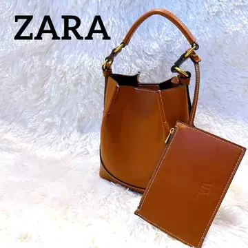 [ 컨디션 최상 ] ZARA 완판템 자라 탑스티치 버킷백 핸드백