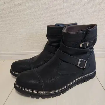 블랙 엔지니어 부츠 블랙 Avail 아베일 숏