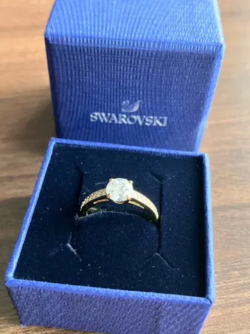 SWAROVSKI 스와로브스키 반지 [ 13호 ] 클리어 스와로브스키