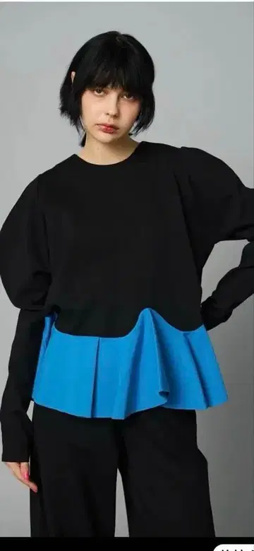 HeRIN.CYE Ponte peplam tops