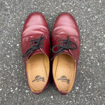 Dr.Martens 3홀 신발 AW006 UK8 체리 레드