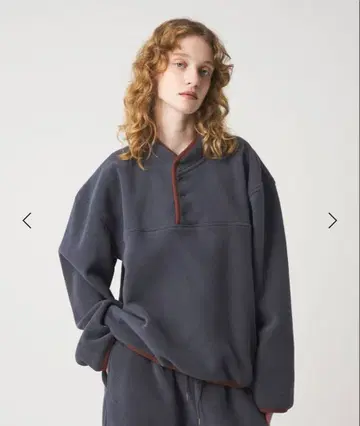 6 ROKU 플리스 풀오버 트레이닝복