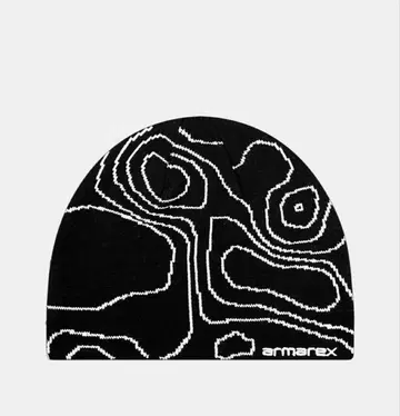 armarex 토포그래픽 디자인 니트 모자