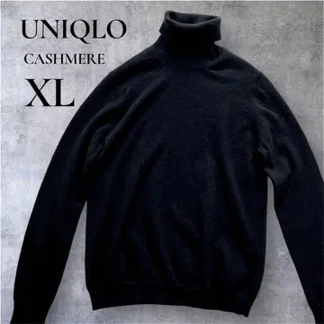 UNIQLO 캐시미어 니트 터틀넥 블랙 XL