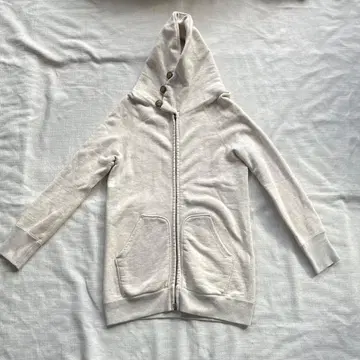 Johnbull 풀 집업 후드 부착 롱 후드티