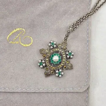 [ 록잔 Routan ] [ 록잔 Routan ] 에메랄드, 펄 펜던트