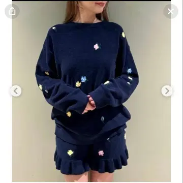 에어모코 미니 꽃무늬 셋업