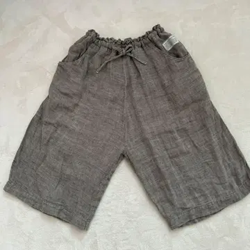 cheer 삿포로 린넨 더블 거즈 가우초 팬츠