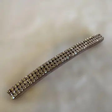 acca 골드 크리스탈 헤어 클립