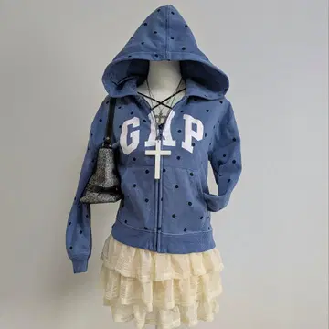GAP 갭 후드티 y2k 헤이세이 갸루 그런지 맥브링 도트