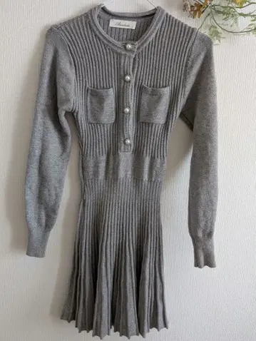 Alcedudu 그레이 니트 원피스 S