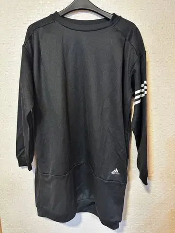 adidas 블랙 긴팔 원피스