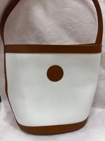 스벅 화이트 캔버스 가죽 숄더 새상품