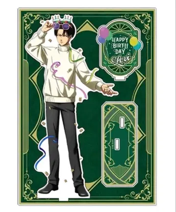 진격의 거인 프린스 호텔 아크릴 스탠드 리바이 벌스데이ver.