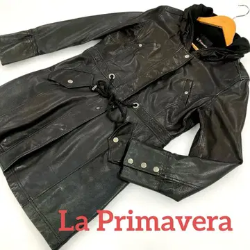La Primavera 라무 가죽 자켓 코트 SIZE 38 #3338