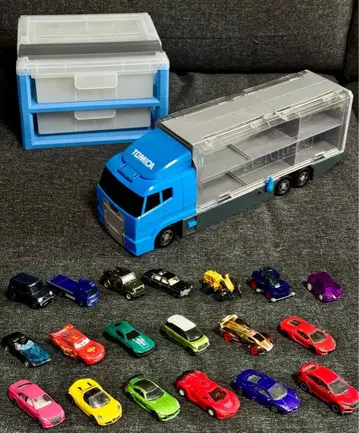 자동차 포함 토미카 정품 정리 콘보이 & 박스 세트