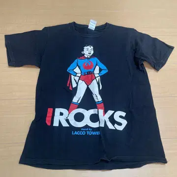 LACCO TOWER lROCKS 슈퍼히어로 티셔츠 S