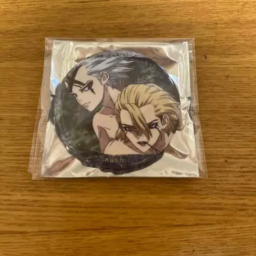 1 스탠리 제노 장면 사진 글리터 캔뱃지 toho Dr.stone