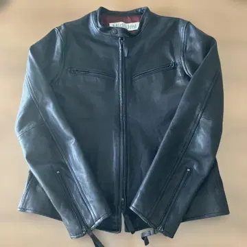 MidiUmi 블랙 싱글 라이더 자켓 M