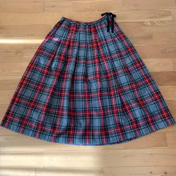 NUMBER 18 체크 스커트1 프리 사이즈