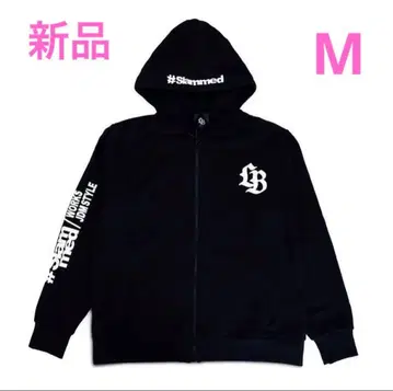 LIBERTYWALK 상의 후드티 블랙 프린트 로고 집업