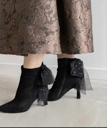 RANDA 2WAY 백리본 스트레치 부츠